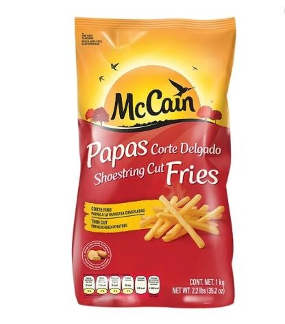MACCAIN PAPAS FRITAS A LA FRANCESA CONGELADAS KG