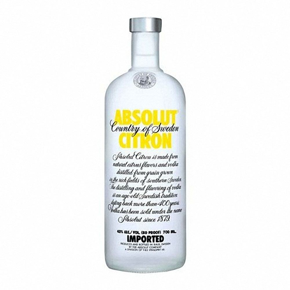 Vodka Absolut sabor limón 750 ml