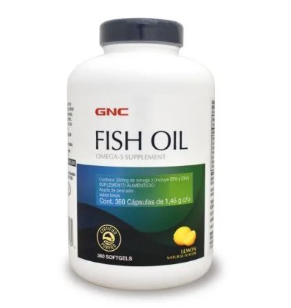 Suplemento de aceite de pescado Omega-3 paquete de 360 cápsulas blandas
