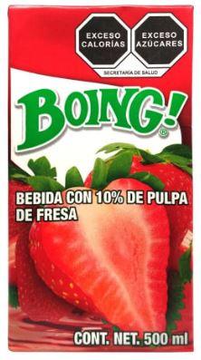 Jugo de fresa Boing 500 ml