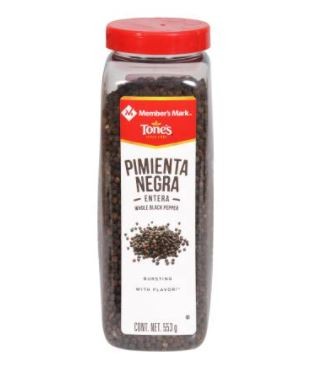 Pimienta negra entera 520 GR