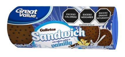 Galletas sándwich de vainilla 150 g