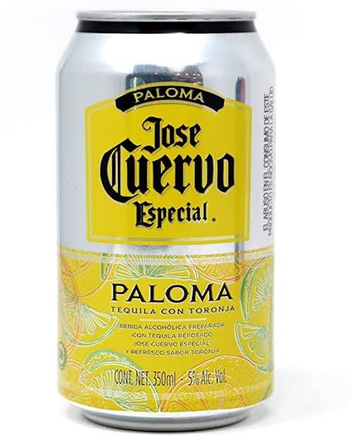 Tequila + mezcla de toronja Jose Cuervo Paloma 350 ml auténtico sabor mexicano