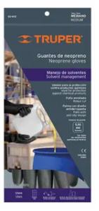 Guantes de neopreono para manejo de solventes, grandes