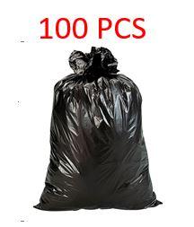 Black garbage bag SIZE 60 x 90 CM. 100 PCS