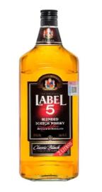 Whisky Label 5 2 litros