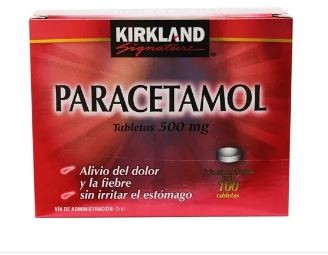 Paracetamol 500 mg paquete de 100 tabletas