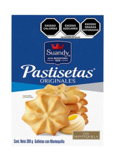 Galletas de mantequilla gourmet Suandy pastisetas 300 g