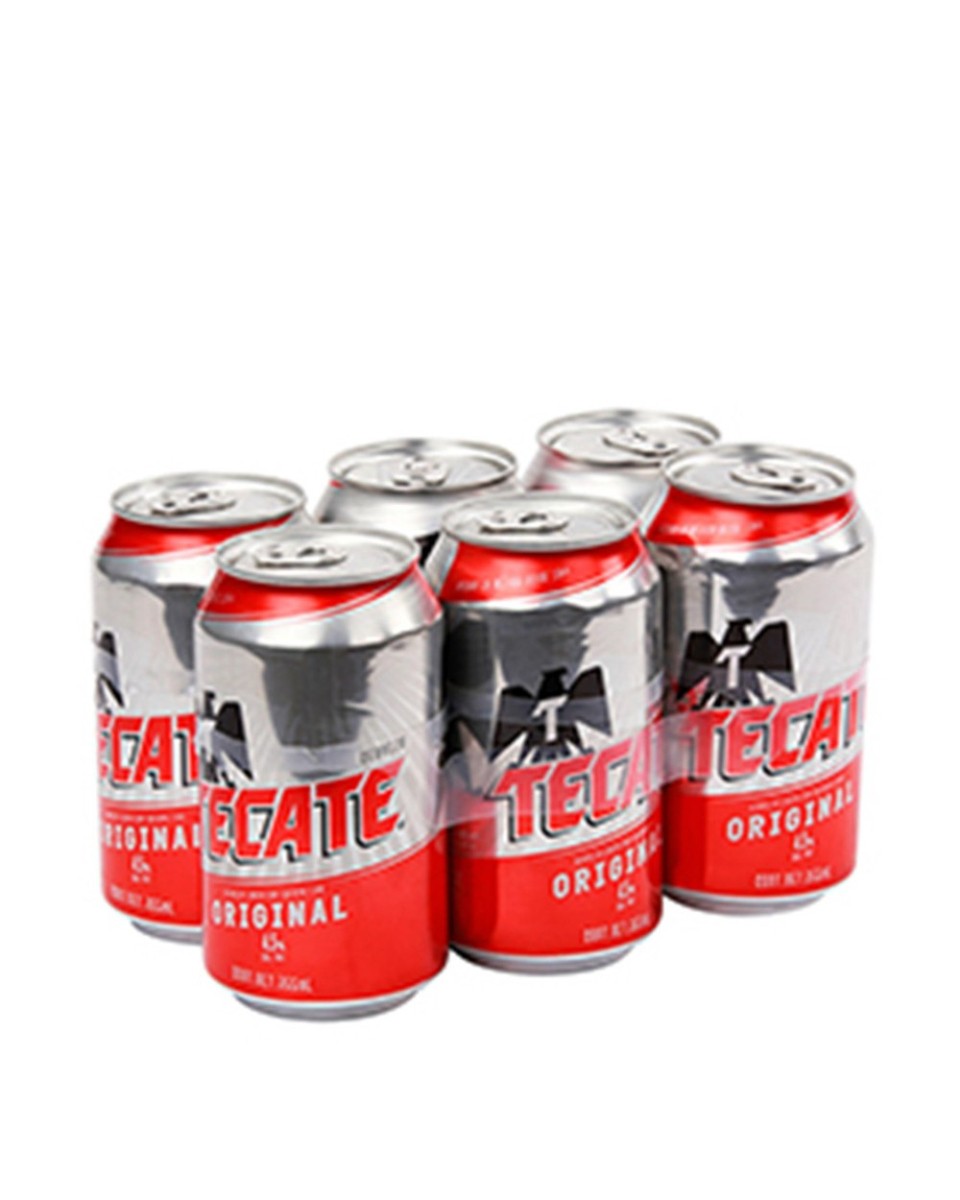 Tecate Six pack de lata de 355mL