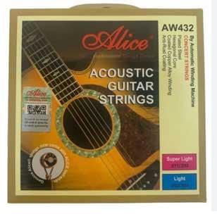 Paquete de 2 cuerdas de acero para guitarra