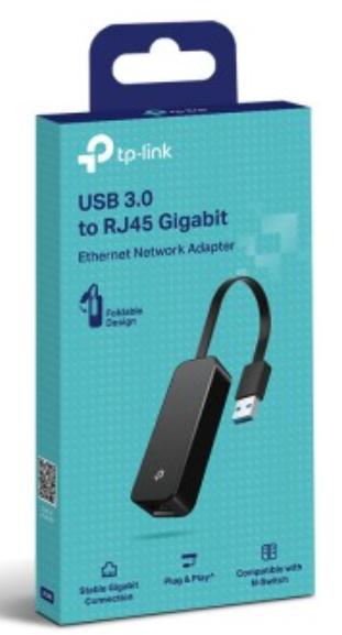 Adaptador de red Ethernet USB 3.0 a RJ45 Gigabit