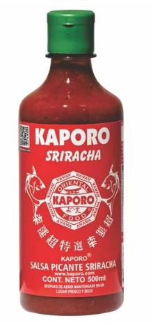 Salsa Kaporo Sriracha 500mL