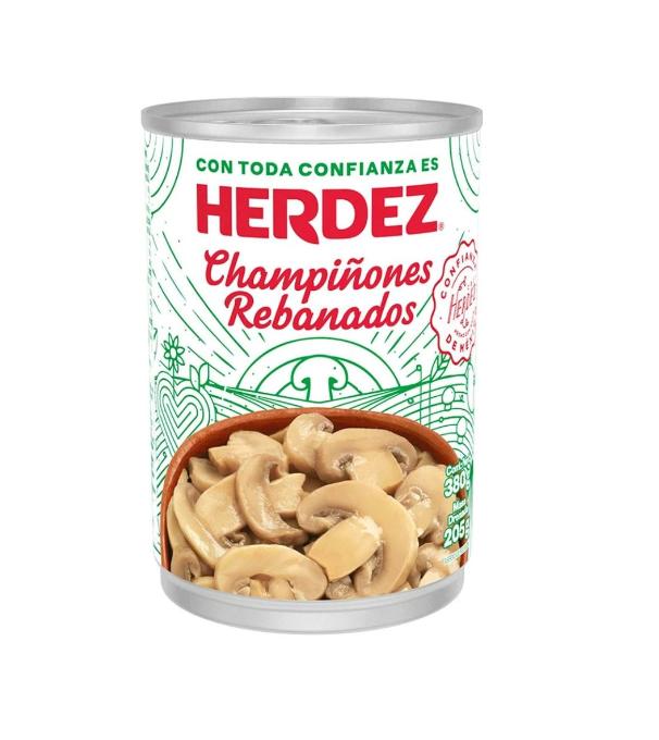 CHAMPIÑONES REBANADOS EN LATA 380 GR