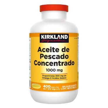 Suplemento de aceite de pescado concentrado 100 mg paquete de 400 cápsulas blandas