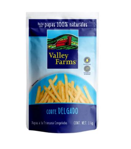 PAPAS PARA FREIR CONGELADAS CORTE FINO 1KG