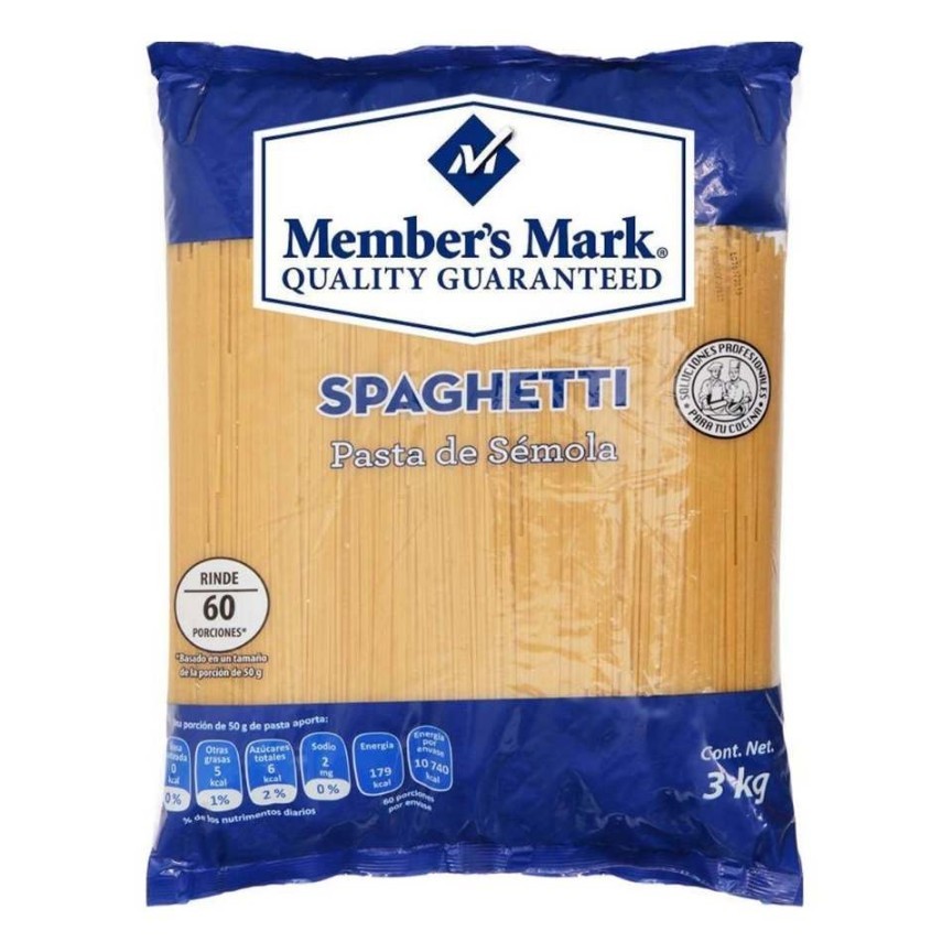 Espagueti pasta members mark 3 kg