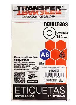 REFUERZO PARA HOJAS DE CARPETA 144 PCS