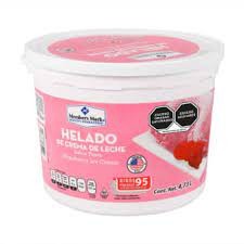 Helado de fresa 4.7 L