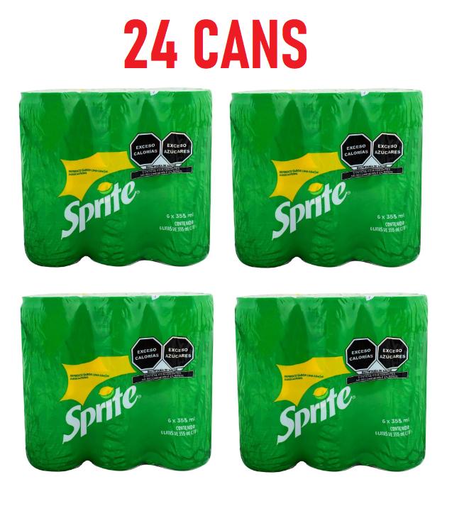 Refresco Sprite lata 350 ml paquete de 24 piezas