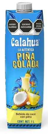 Mezcla de piña colada lista para beber Calahua 1 litro