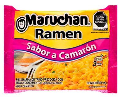 Sopa instantanea Maruchan de camaron de 84g