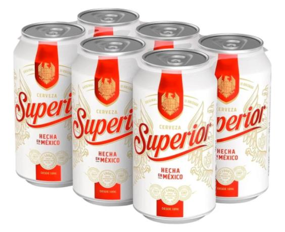 Six Pack Superior de lata de 355mL