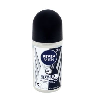 Desodorante roll-on Nivea Men Black & White Invisible 50 ml