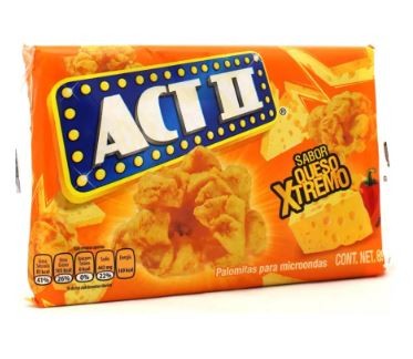 ACT II  Extra Cheese Palomitas de microondas 89g