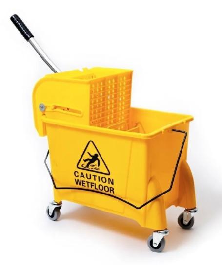 Cubeta con exprimidor capacidad de 20 L