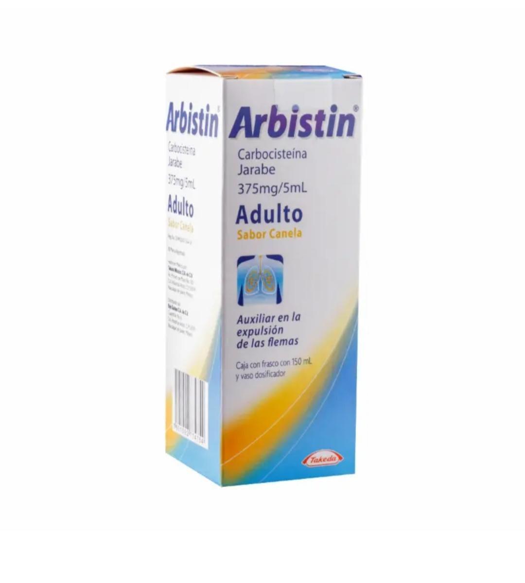 Arbistin para flemas 375 mg/5 ml