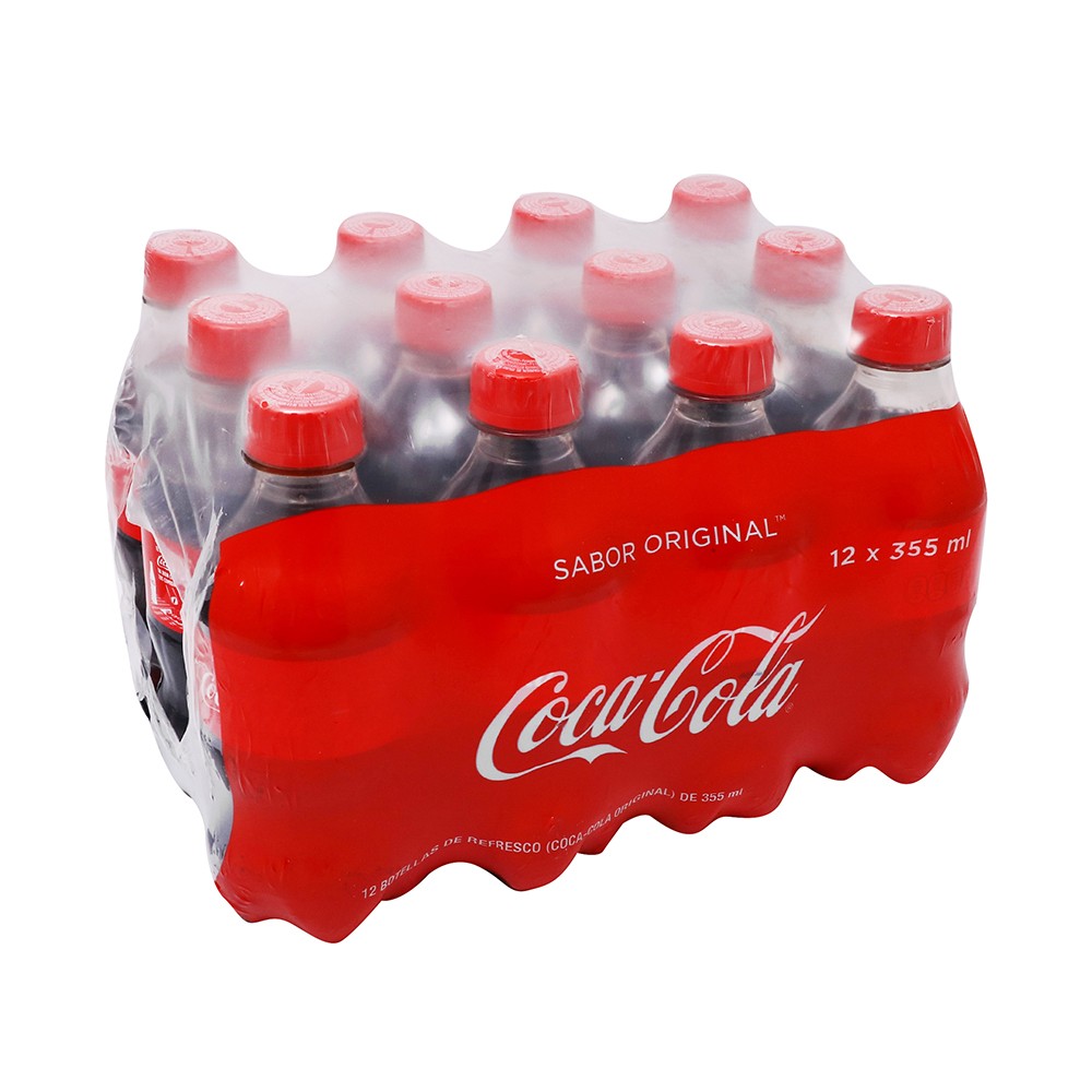 Coca-Cola paquete de 12 latas de 355 ml sabor original