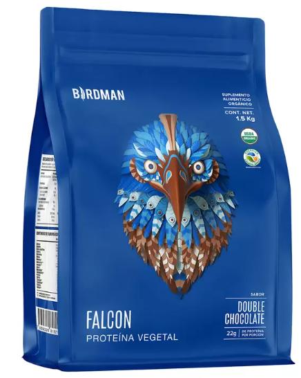 Proteína vegetal orgánica Birdman sabor doble chocolate 1.5 kg