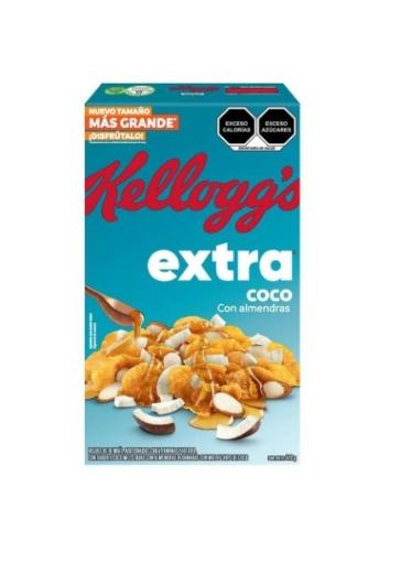 Kelloggs Extra Cereal coco con almendra 420 g