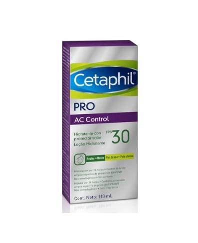 Protector facial hidratante Cetaphil para piel grasa SPF 30 118 ml