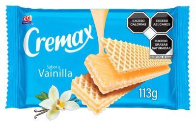 Galletas wafers sabor vainilla Cremax 113 g