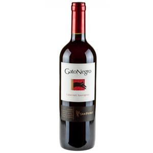 Vino tinto Cabernet Sauvignon San Pedro Gato Negro 750 ml