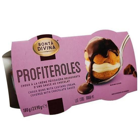 Postre profiteroles Bonta Divina 454 g