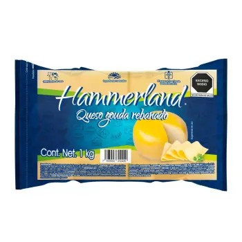 Queso gouda en rebanadas paquete de 1 kg