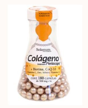 Suplemento de colágeno + biotina + CoQ-10 paquete de 180 cápsulas