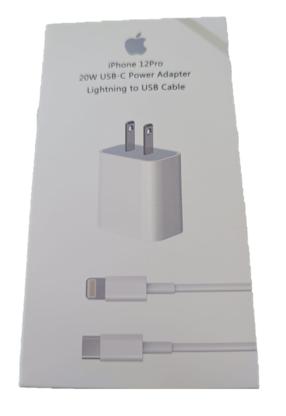 Adaptador de corriente de 20 W USB-C con cable USB Lightning