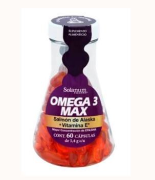 Omega 3 Max paquete de 60 cápsulas blandas