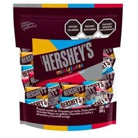 Hershey's mini chocolate sabores surtidos 900gr