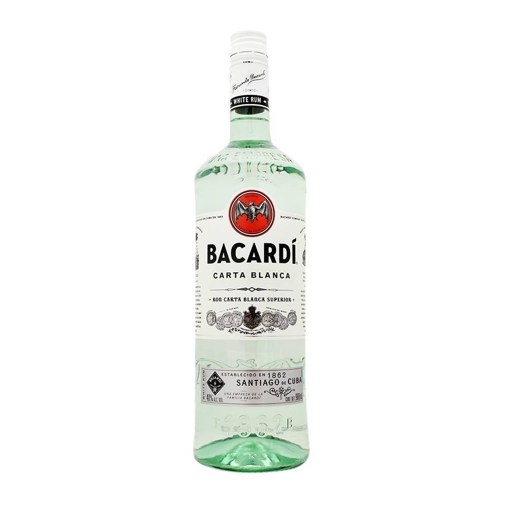 Ron blanco Bacardi 750 ml