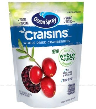 Craisins Ocean Spray (arándanos secos enteros) 1.36kg
