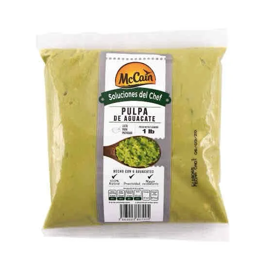 PULPA DE AGUACATE CONGELADA 454 GR