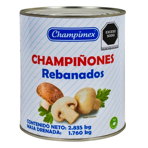 CHAMPIÑONES CHAMPIMEX REBANADO 2.8KG