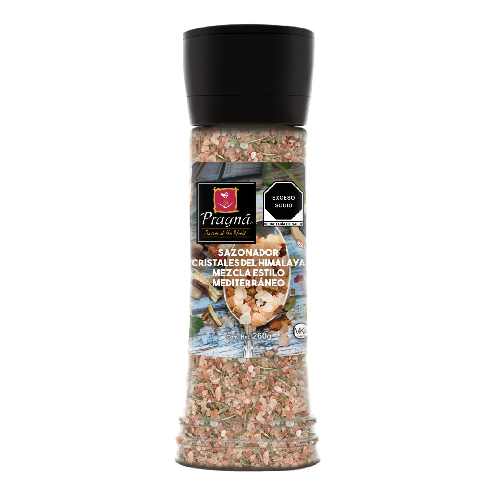 SAL CON MEZCLA MEDITERRANEA 260G