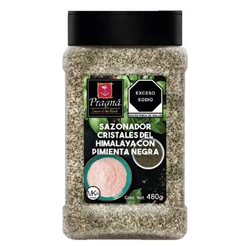SAL DE HIMALAYA CON PIMIENTA 480 G