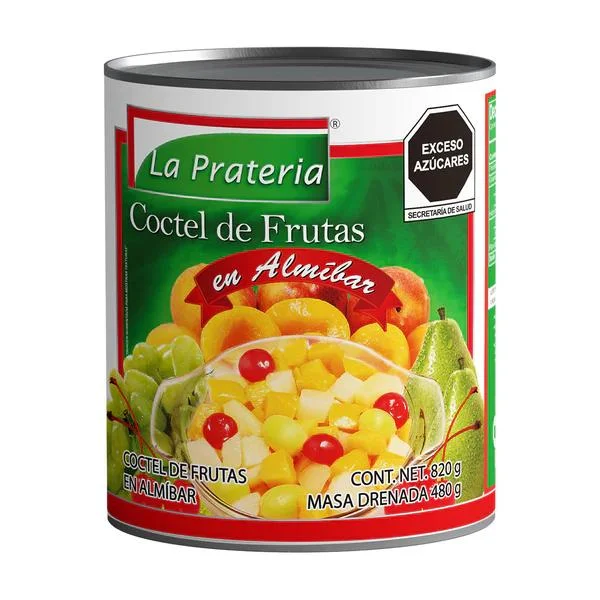 COCTEL DE FRUTAS EN ALMIBAR EN LATA 820GRS