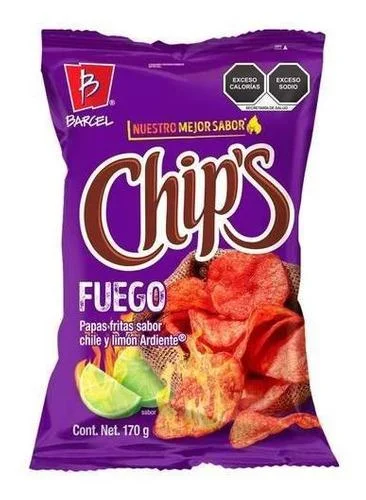 CHIPS FUEGO BARCEL 170G